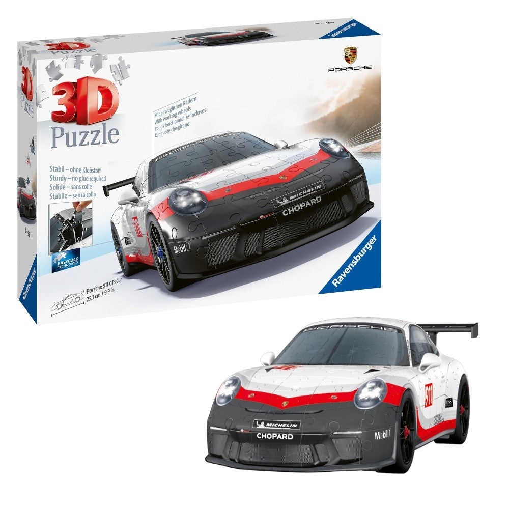 Ravensburger - Puzzle 3D Porsche 911 GT3 Cup 108 piese