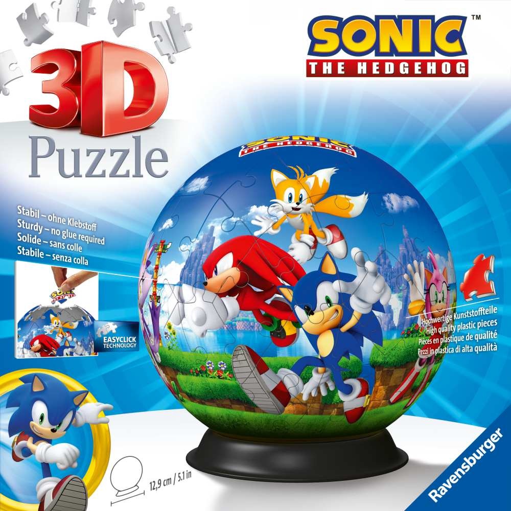 Ravensburger - Puzzle 3D Sonic 72 piese - 3 | YEO