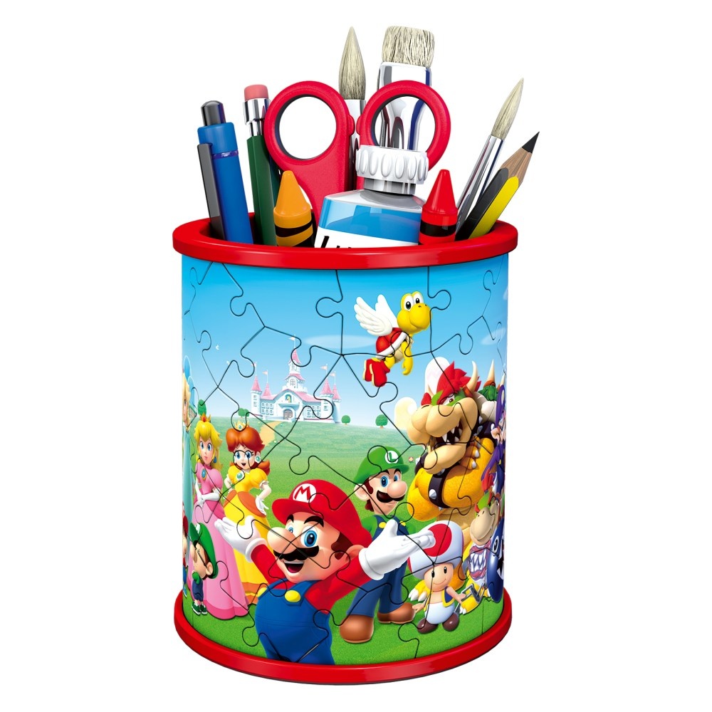 Ravensburger - Puzzle 3D suport pixuri Super Mario 54 piese - 2 | YEO