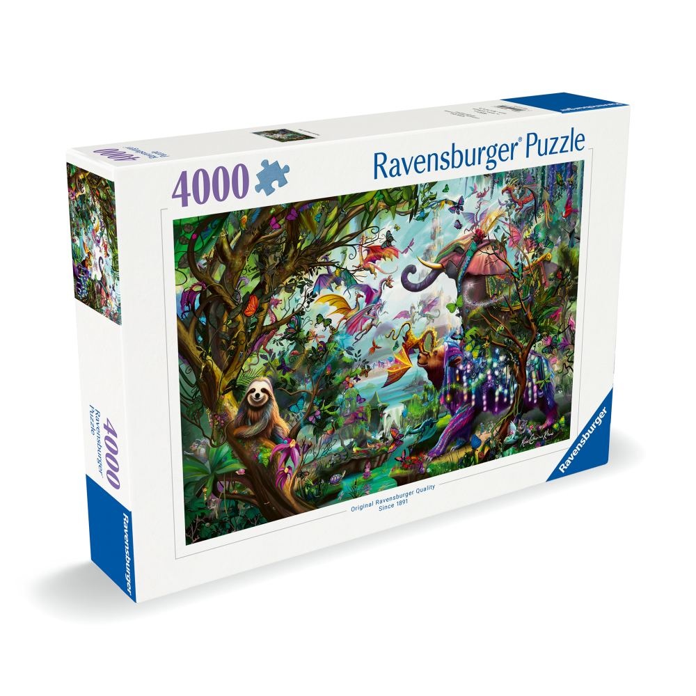 Ravensburger - Puzzle animale tropicale 4000 piese - 2 | YEO