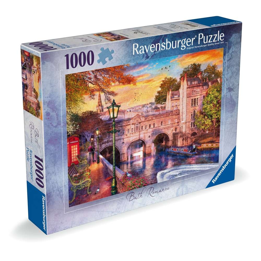 Ravensburger - Puzzle canal romantic 1000 piese design nou - 1 | YEO