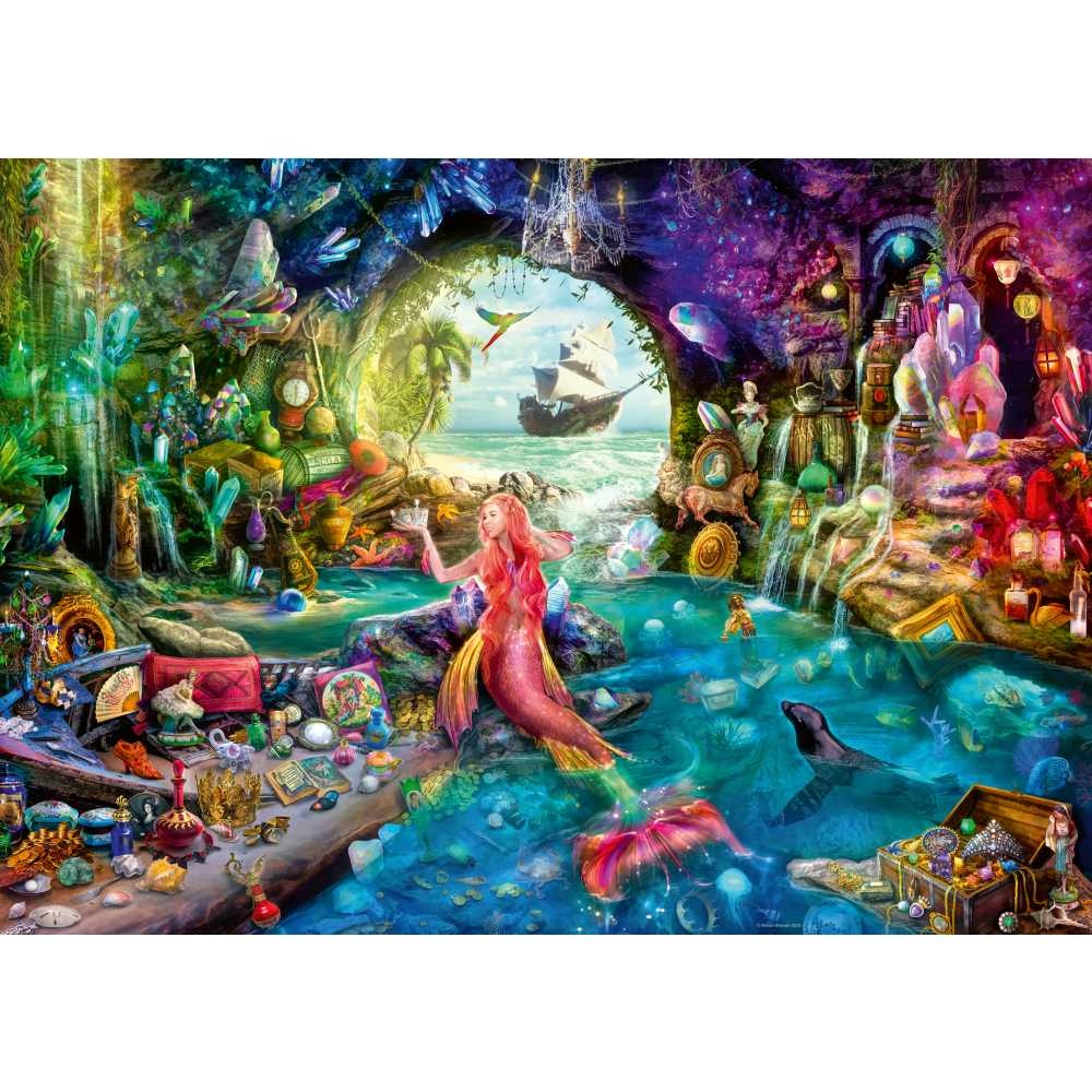 Ravensburger - Puzzle comoara sirenelor 1000 piese - 2 | YEO