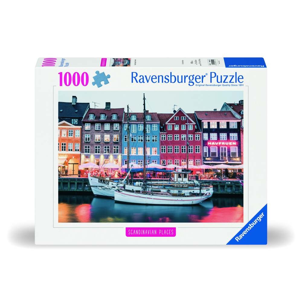 Ravensburger - Puzzle Copenhaga Danemarca 1000 piese design nou - 1 | YEO