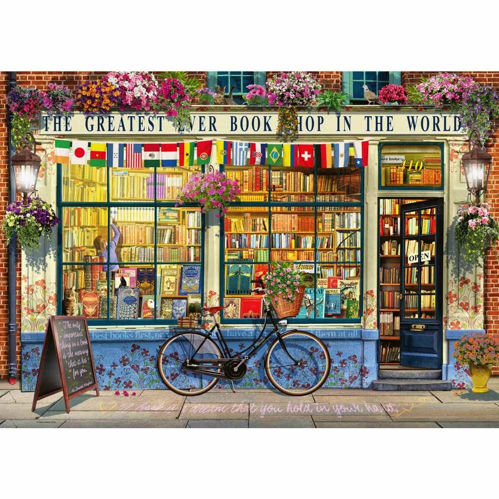 Ravensburger - Puzzle librarie grozava 1000 piese design nou - 1 | YEO