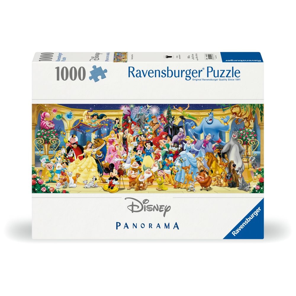 Ravensburger - Puzzle panorama personaje Disney 1000 piese design nou