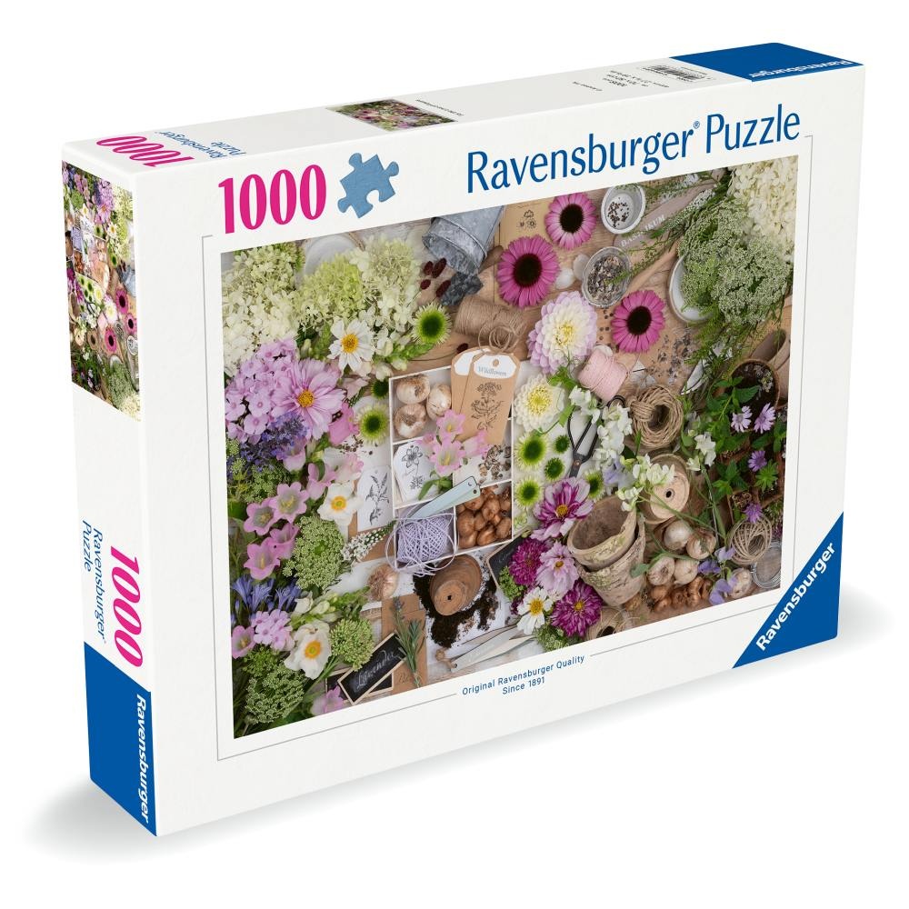 Ravensburger - Puzzle pentru iubitorii de flori 1000 piese design nou - 1 | YEO