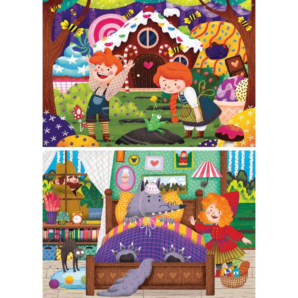 Ravensburger - Puzzle povesti cu zane 2x12 piese - 2 | YEO