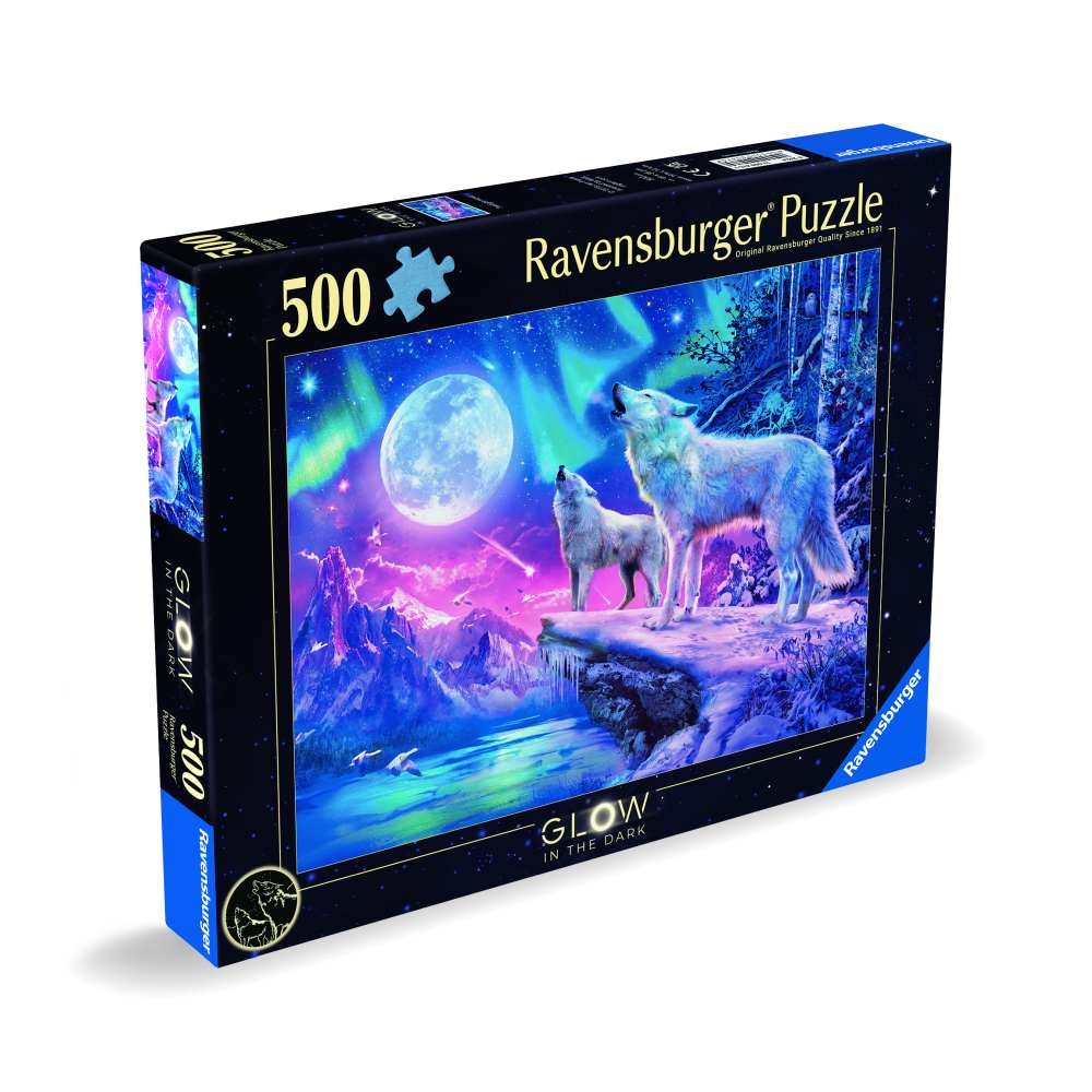 Ravensburger - Puzzle urletul lupilor la amurg 500 piese starline design nou - 1 | YEO