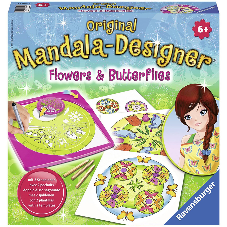 Ravensburger - Set De Creatie Mandala Flori Si Fluturi