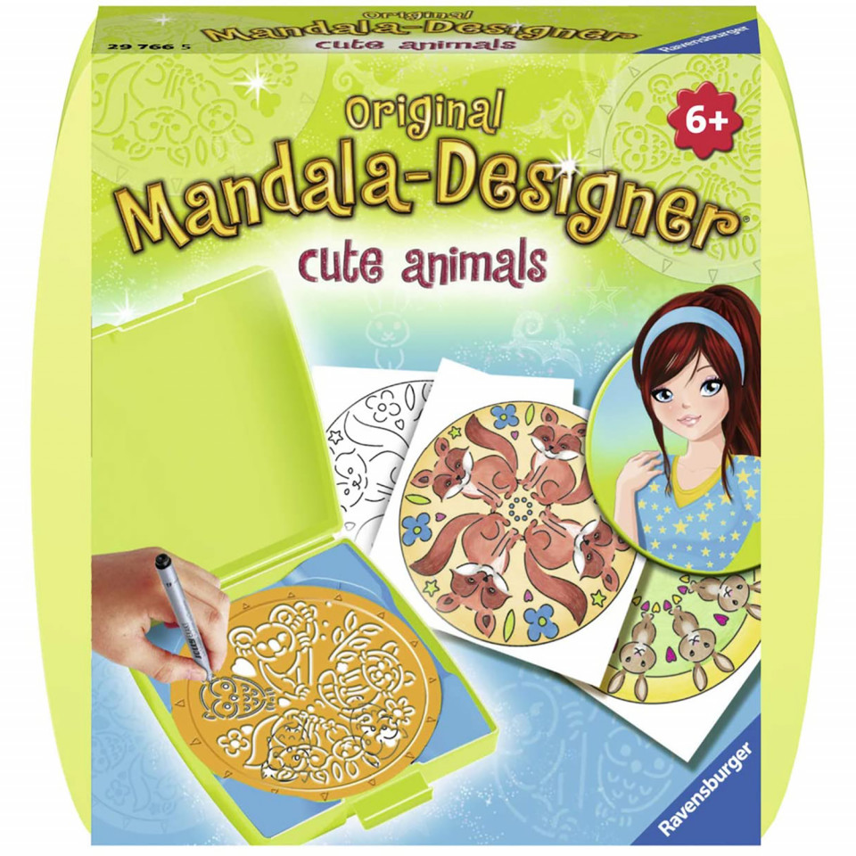 Ravensburger - Set De Creatie Mini Mandala Cu Animale - 2 | YEO