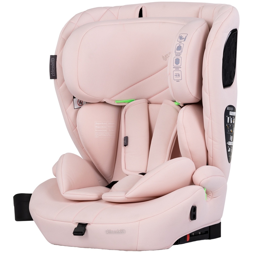 Scaun auto Chipolino Tycoon Iso I-Size 76-150 cm cu sistem Isofix pink marshmallow