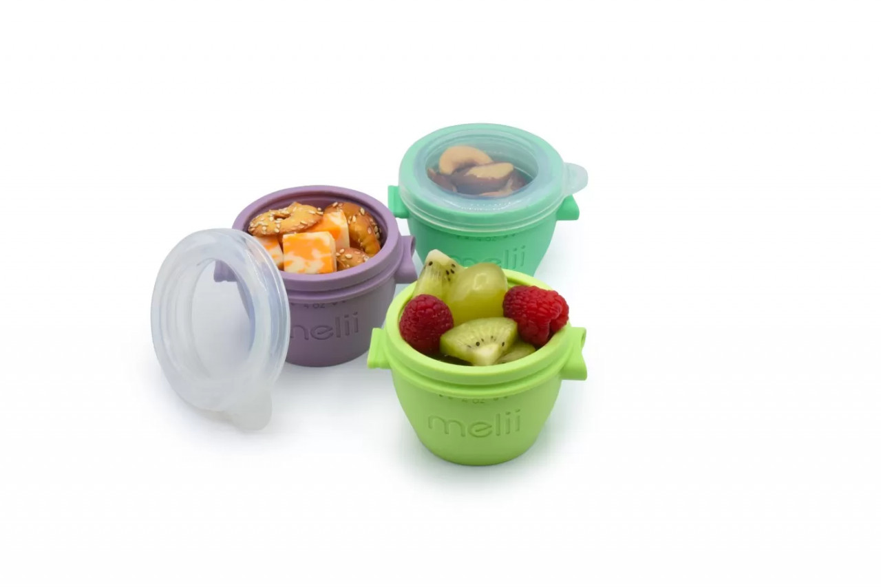 Set 4 Recipiente Silicon Snap&Go, Melii, 4*177 Ml - 3 | YEO