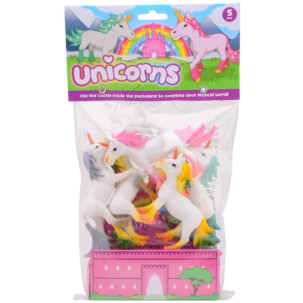 Set 5 figurine din cauciuc - Unicorni - 2 | YEO