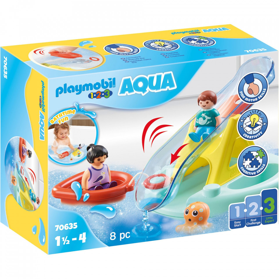 Set de joaca Playmobil 1.2.3, Balansoar De Apa Si Barcuta