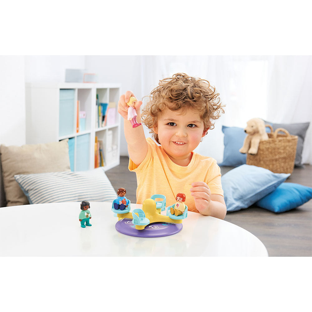 Set de joaca Playmobil 1.2.3 Carusel Cu Numere - 4 | YEO