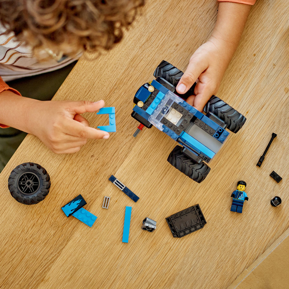 Set LEGO City - Monster truck albastru (60402) - 3 | YEO