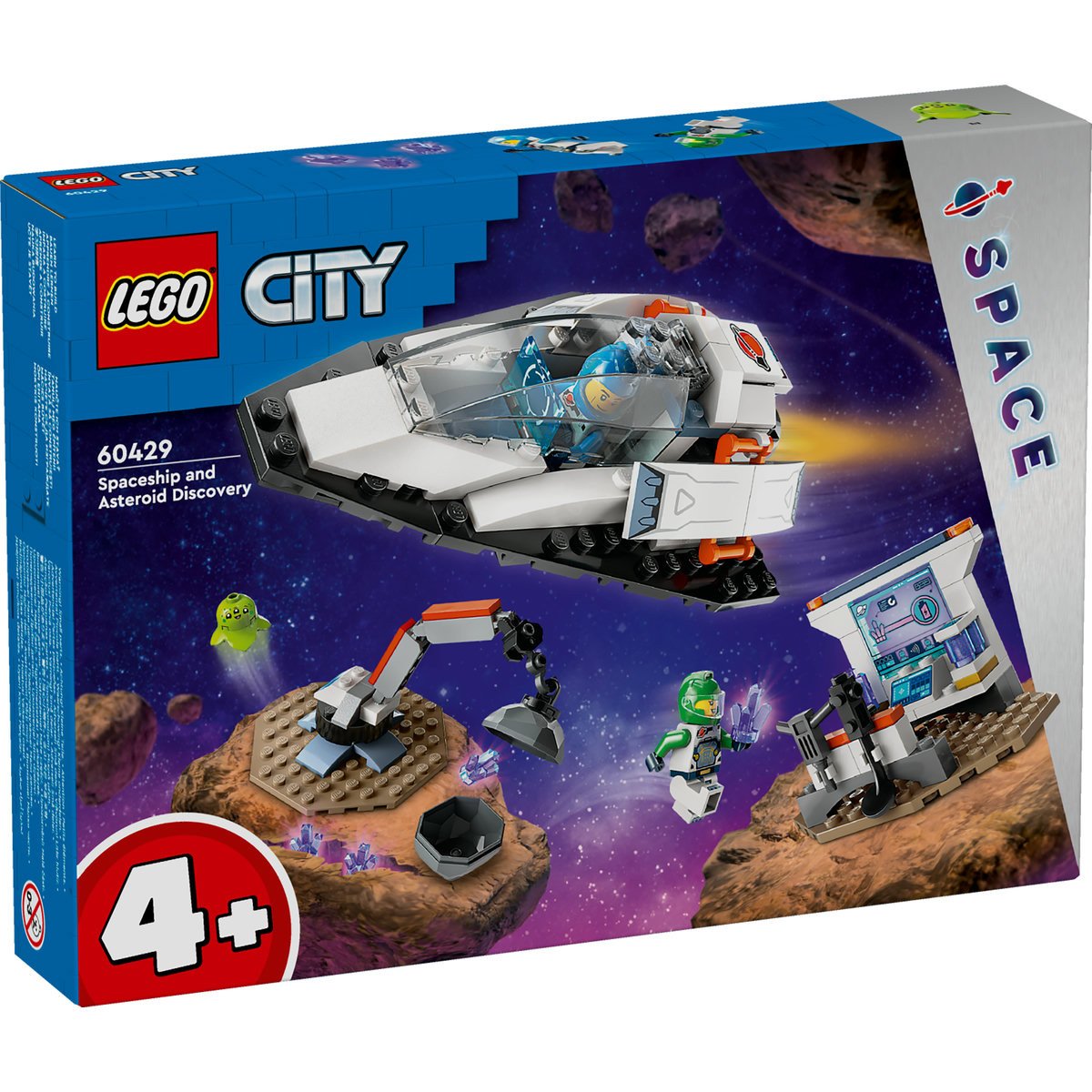 Set LEGO City - Nava spatiala si descoperirea asteroidului (60429) - 1 | YEO