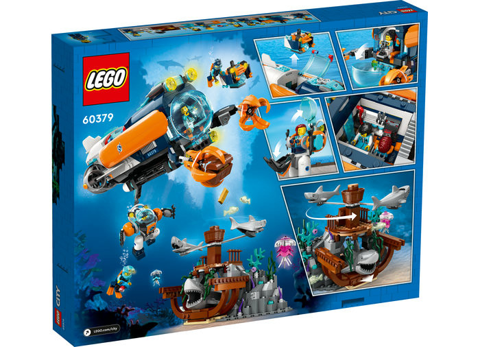 Set LEGO City - Submarin de explorari (60379) - 2 | YEO