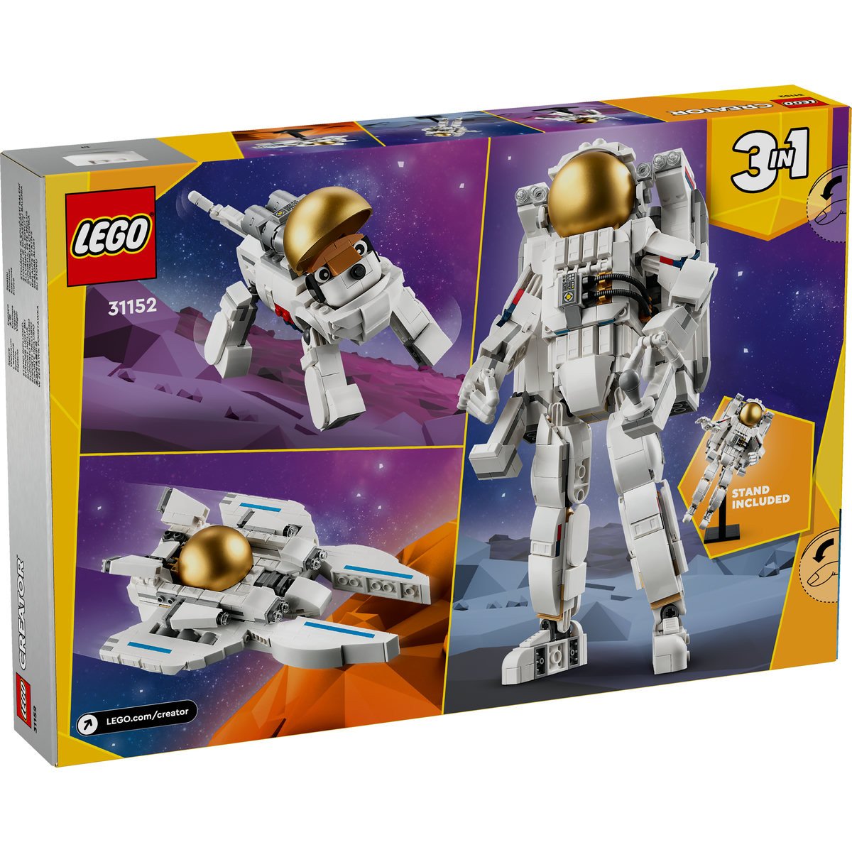 Set LEGO Creator - Astronaut (31152) - 2 | YEO