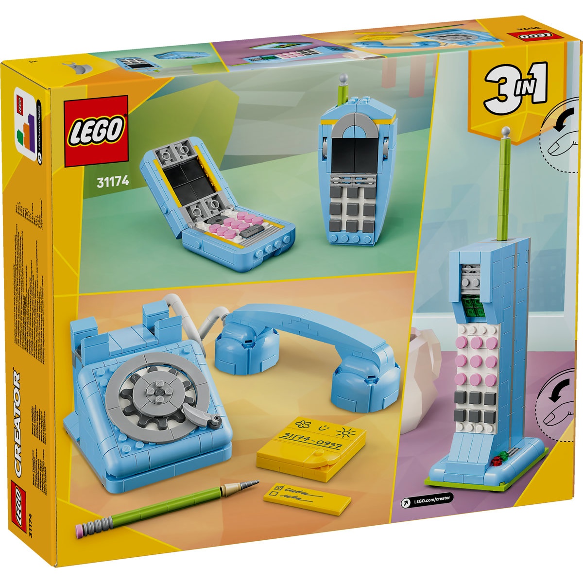 Set LEGO Creator - Telefon retro (31174) - 2 | YEO