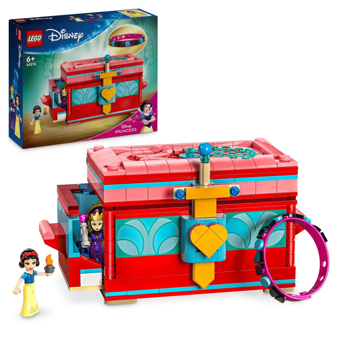 Set LEGO Disney - Cutia cu bijuterii a Albei ca Zapada (43276)