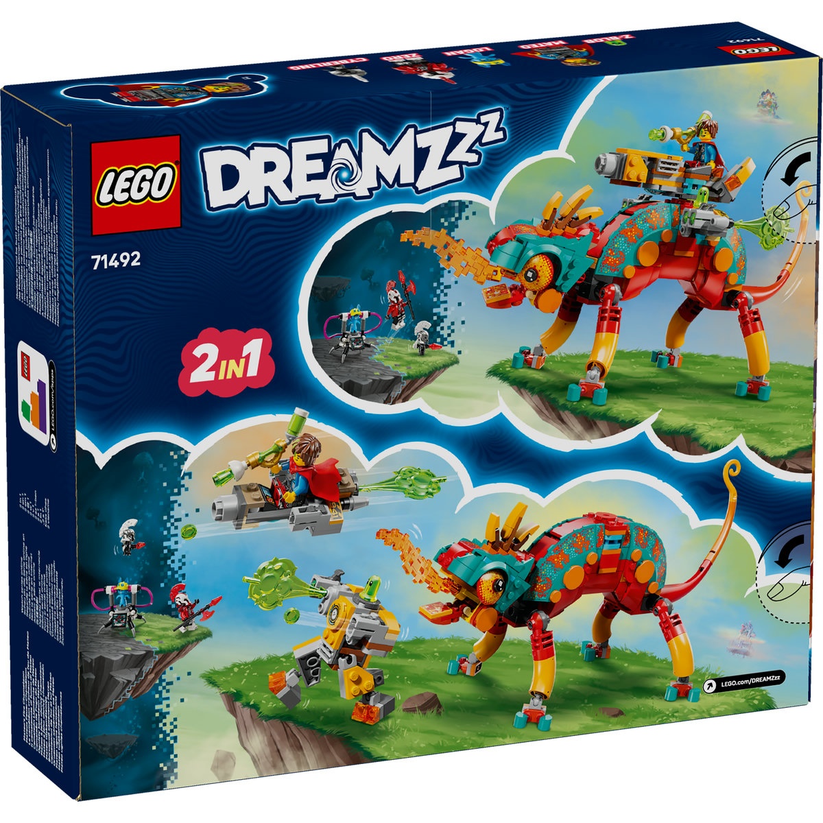 Set LEGO DREAMZzz - Cameleonul de foc al lui Mateo (71492) - 2 | YEO