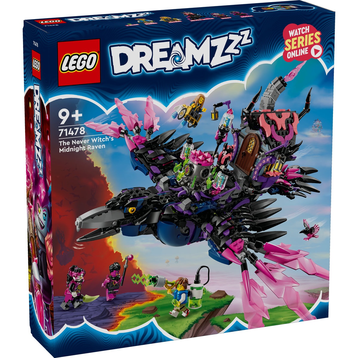 Set LEGO DREAMZzz - Corbul de la miezul noptii al vrajitoarei din Never (71478) - 1 | YEO