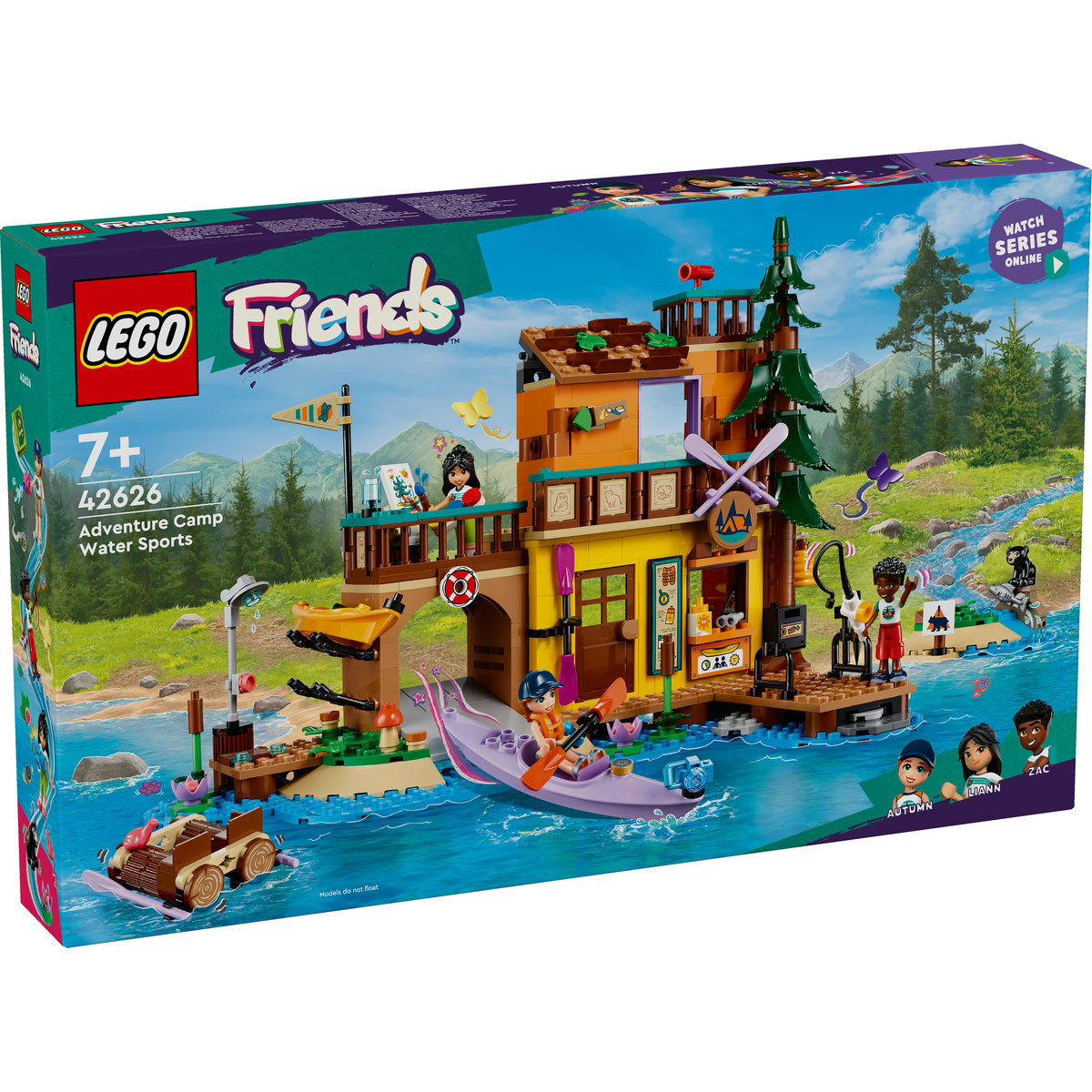 Set LEGO Friends - Sporturi nautice în tabara de aventuri (42626) - 1 | YEO