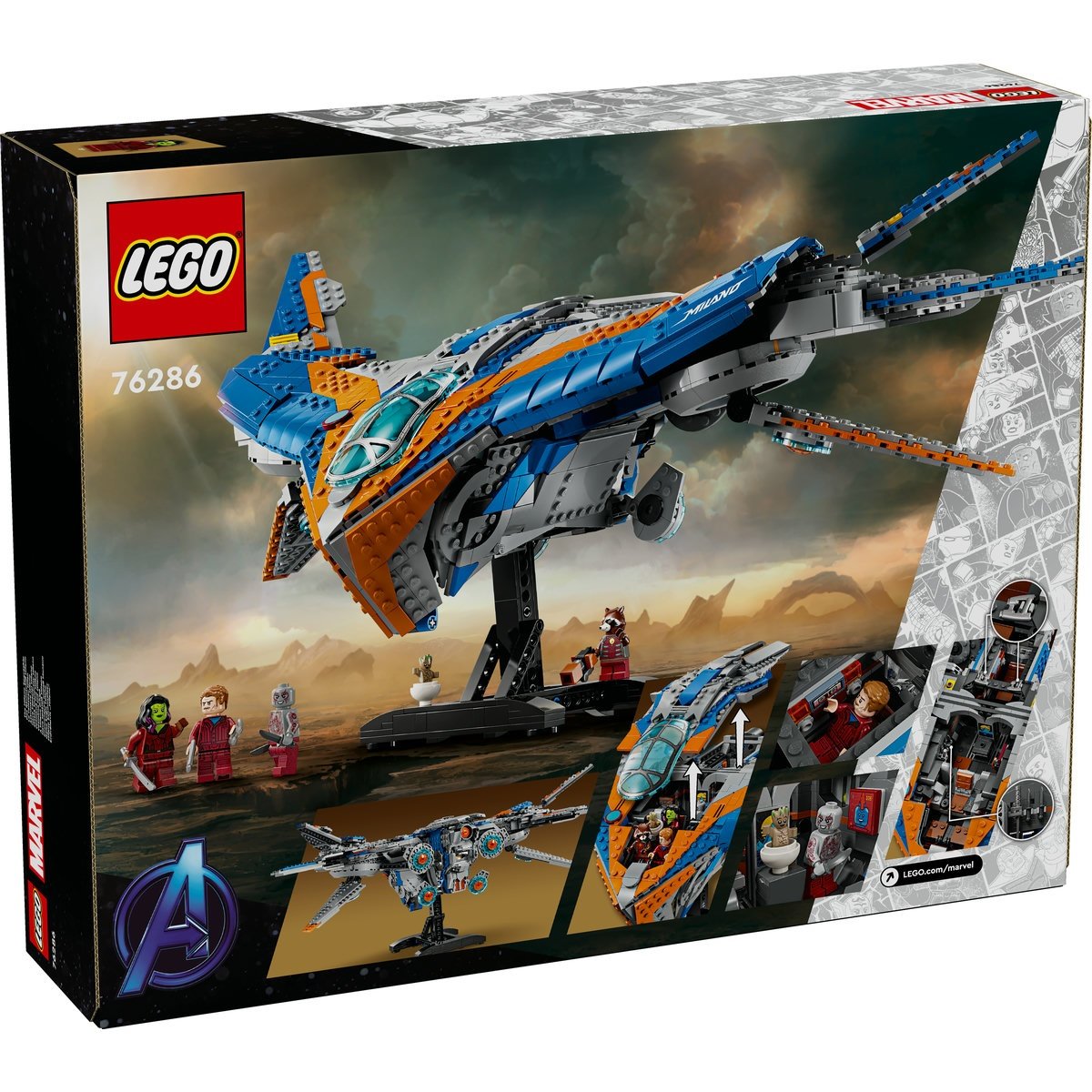 Set LEGO Marvel Super Heroes - Gardienii Galaxiei: Milano (76286) - 2 | YEO