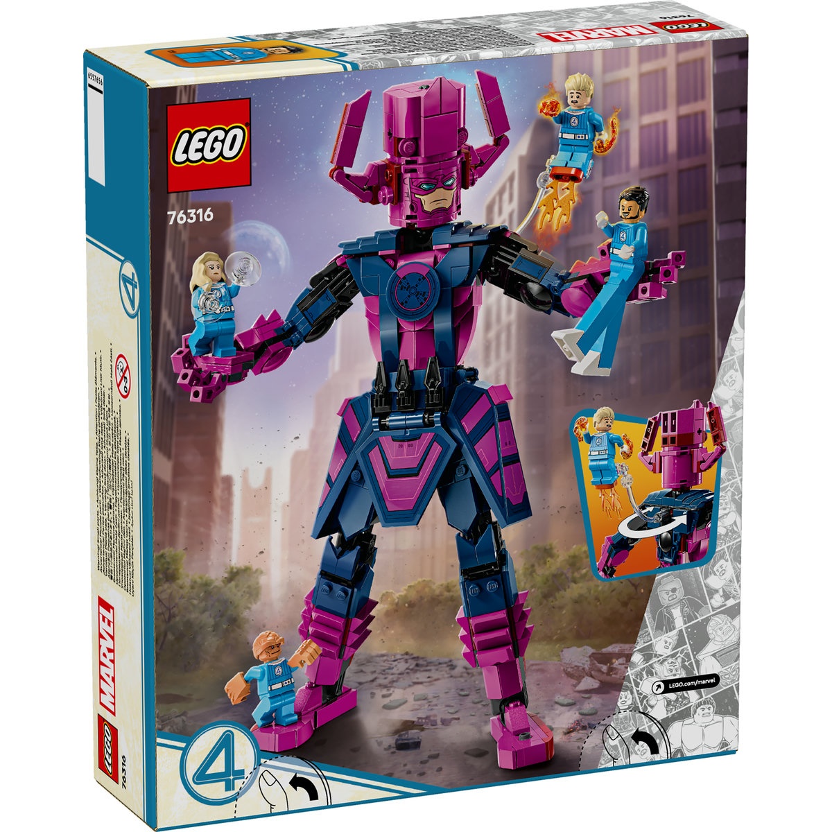 Set Lego Marvel Super Heroes - Marvel Cei patru fantastici vs. Galactus (76316) - 2 | YEO