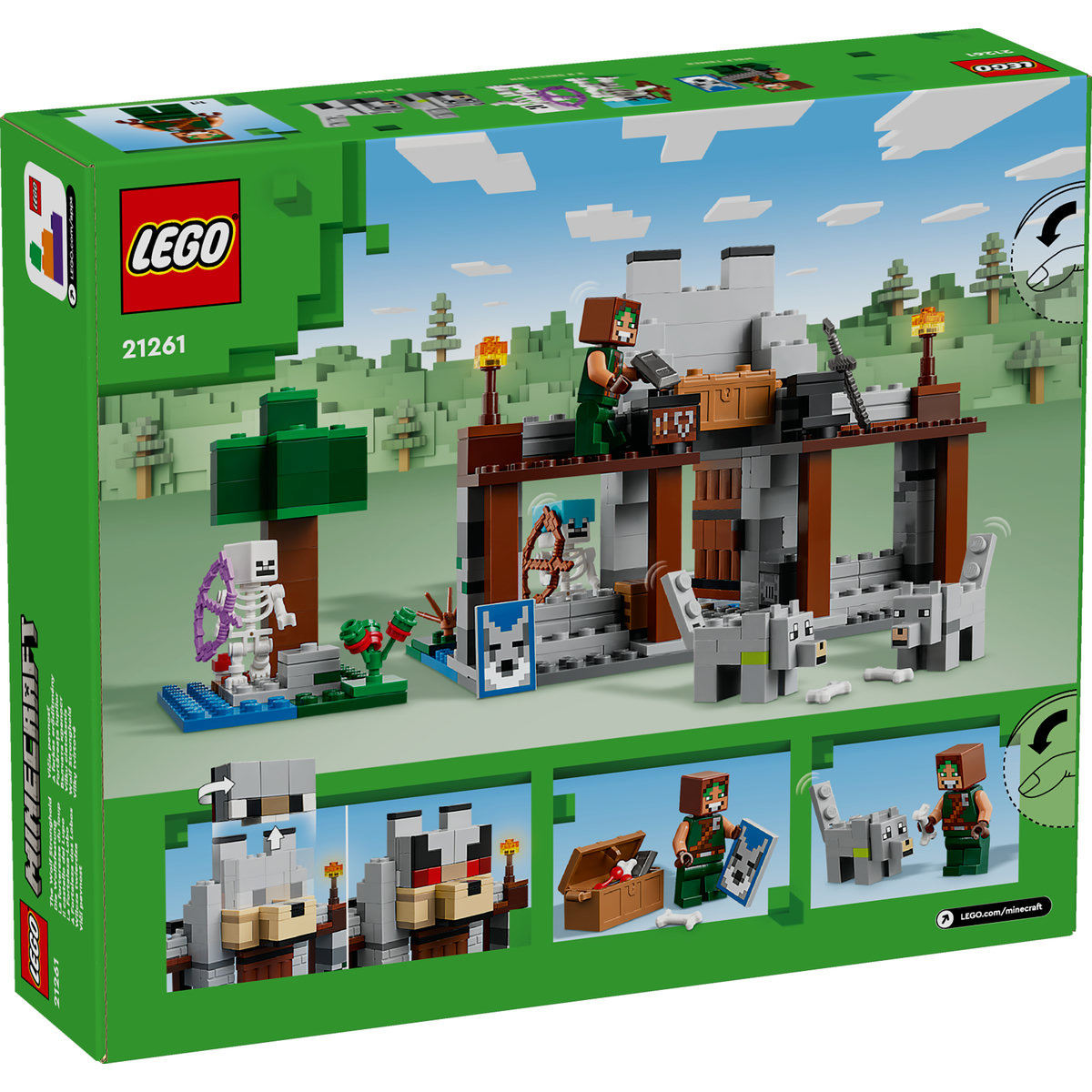 Set LEGO Minecraft - Fortareata lupilor (21261) - 2 | YEO