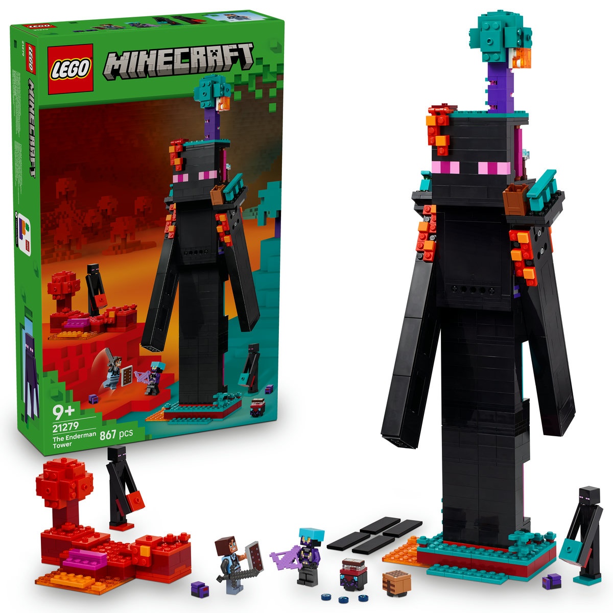Set LEGO Minecraft - Turnul Enderman (21279)