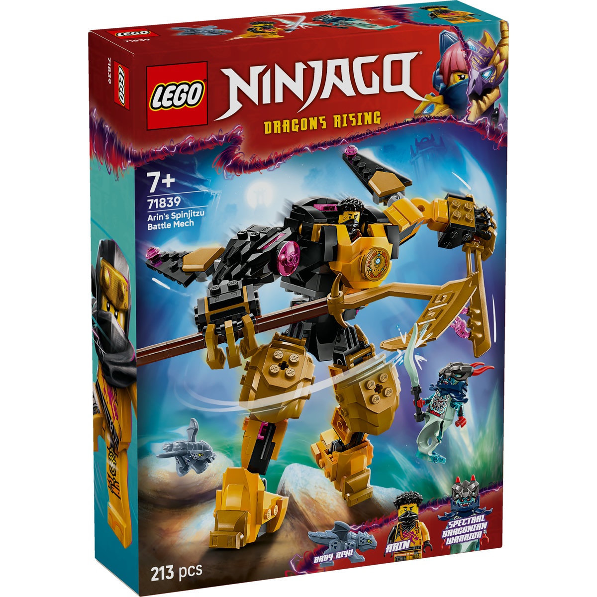 Set LEGO Ninjago - Robotul de luptă Spinjitzu al lui Arin (71839) - 1 | YEO