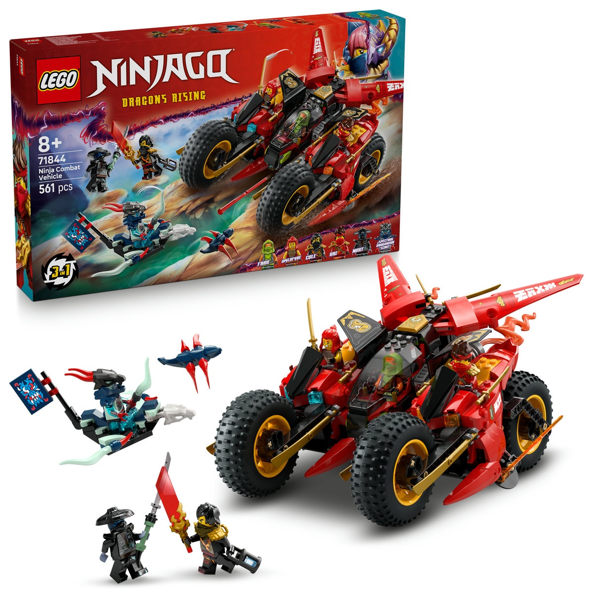 Set LEGO Ninjago - Vehicul de luptă ninja (71844)