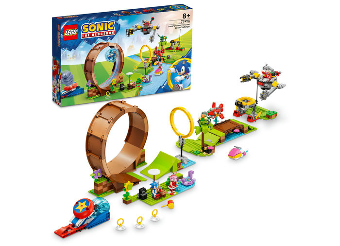 Set LEGO Sonic the Hedgehog - Provocarea cu bucla a lui Sonic din zona Green Hill (76994)