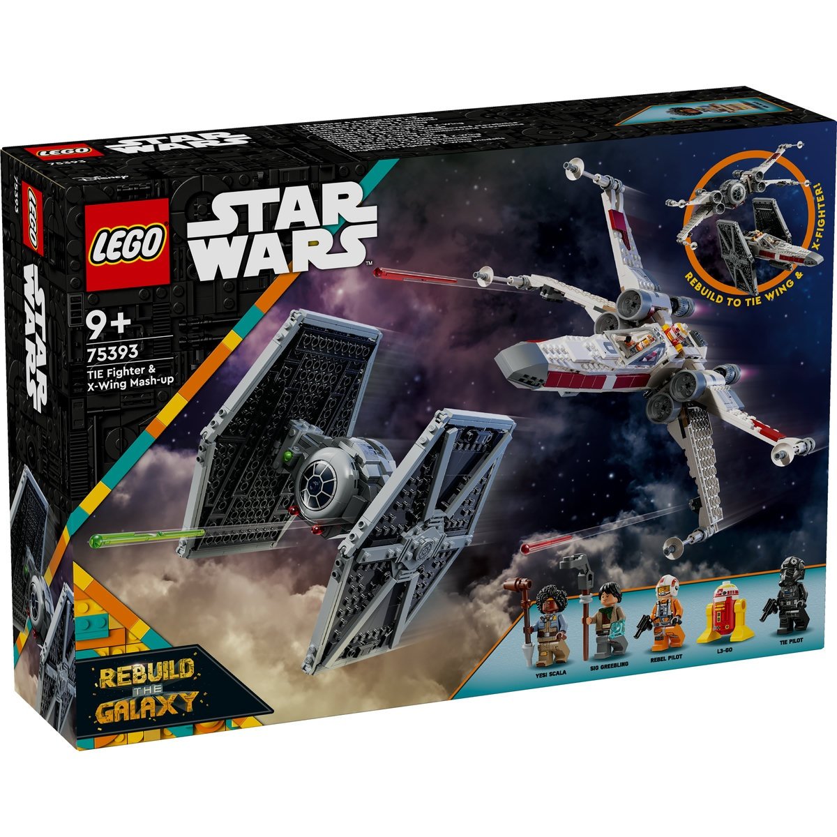 Set LEGO Star Wars - Hibrid TIE Fighter si X-Wing (75393) - 1 | YEO