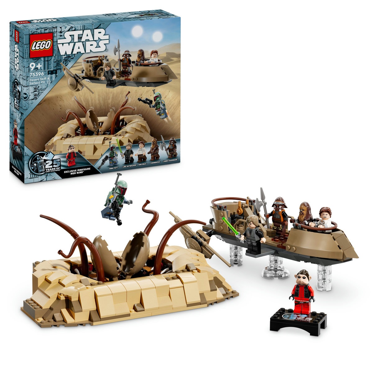 Set LEGO Star Wars - Schif de desert si Groapa lui Sarlacc (75396)