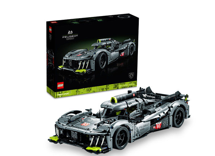 Set LEGO Technic - Peugeot 9x8 24H Le Mans Hybrid Hypercar (42156)