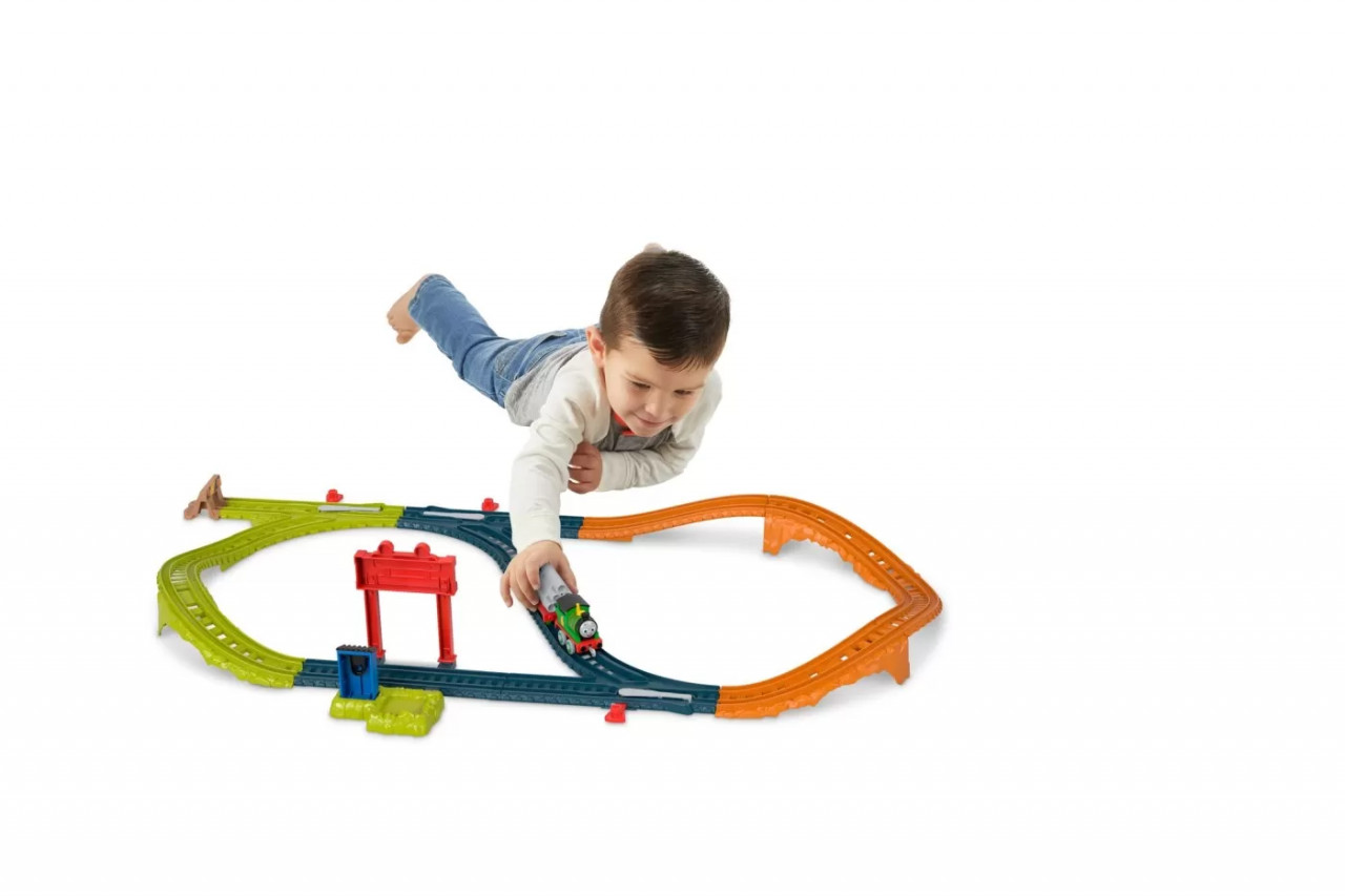 Thomas Set De Joaca Cu Locomotiva Push Along Percy Si Accesorii - 2 | YEO