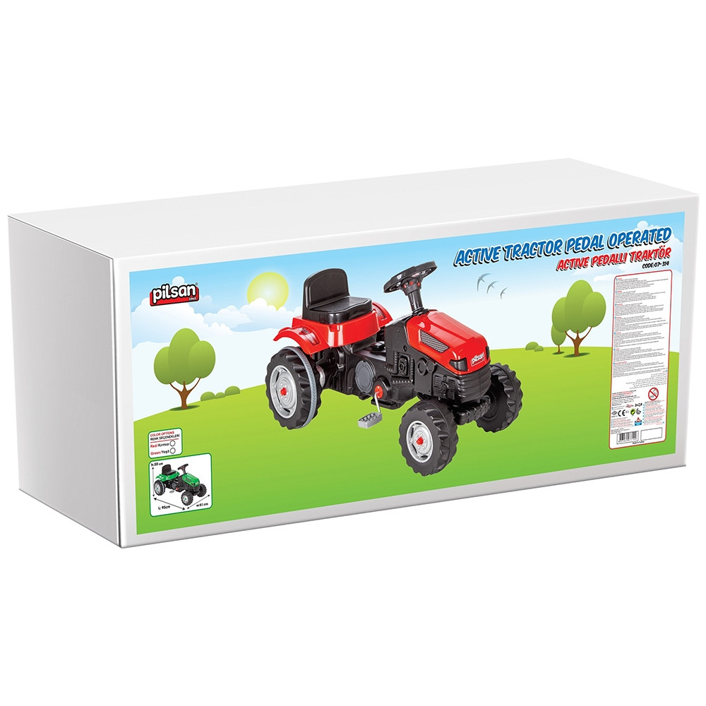 Tractor cu pedale Pilsan Active 07-314 red - 3 | YEO