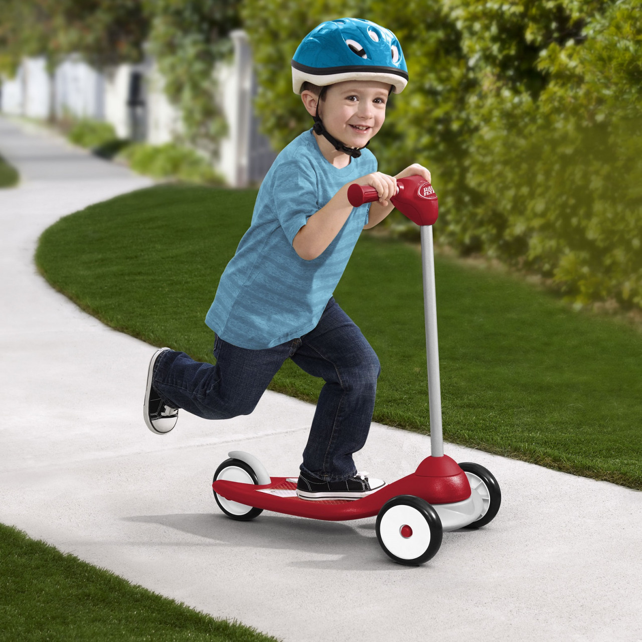 Trotineta Radio Flyer My 1st Scooter Sport Red, 3-5 ani - 1 | YEO