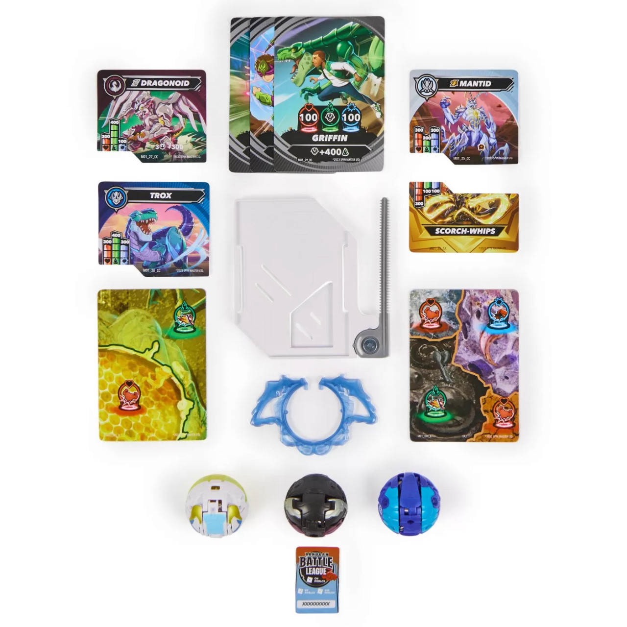 Bakugan Starter Pack Mantid, Titanium Dragonoid Si Trox - 1 | YEO