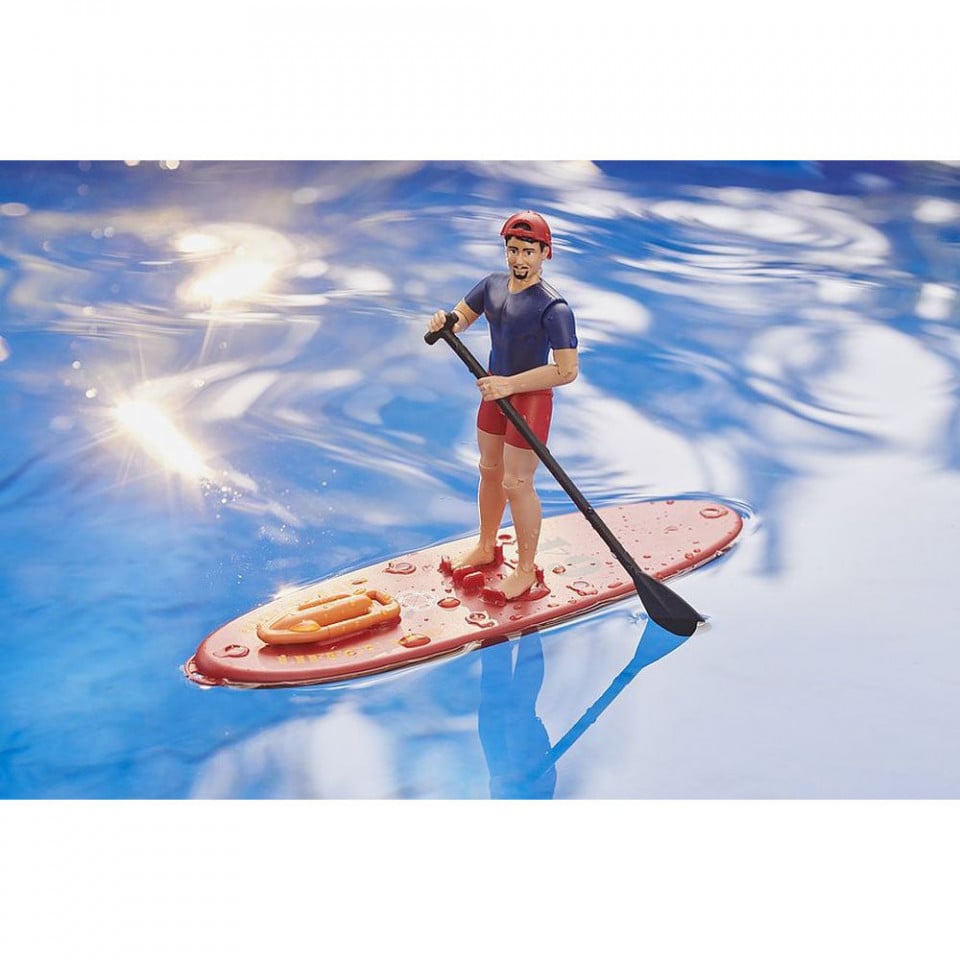 Bruder - Masina Lifeguard Ram 2500 Cu Figurina Si Caiac - 1 | YEO