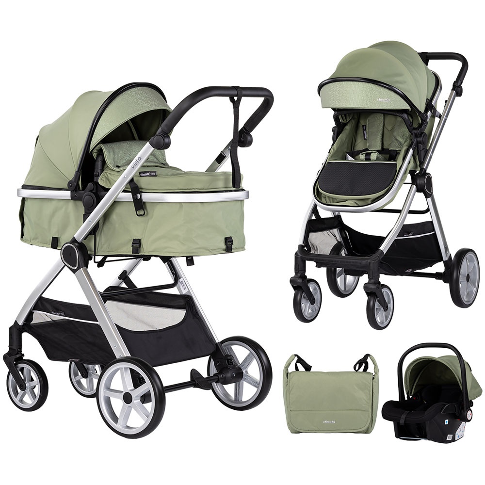 Carucior Chipolino Vista 3 in 1 basil