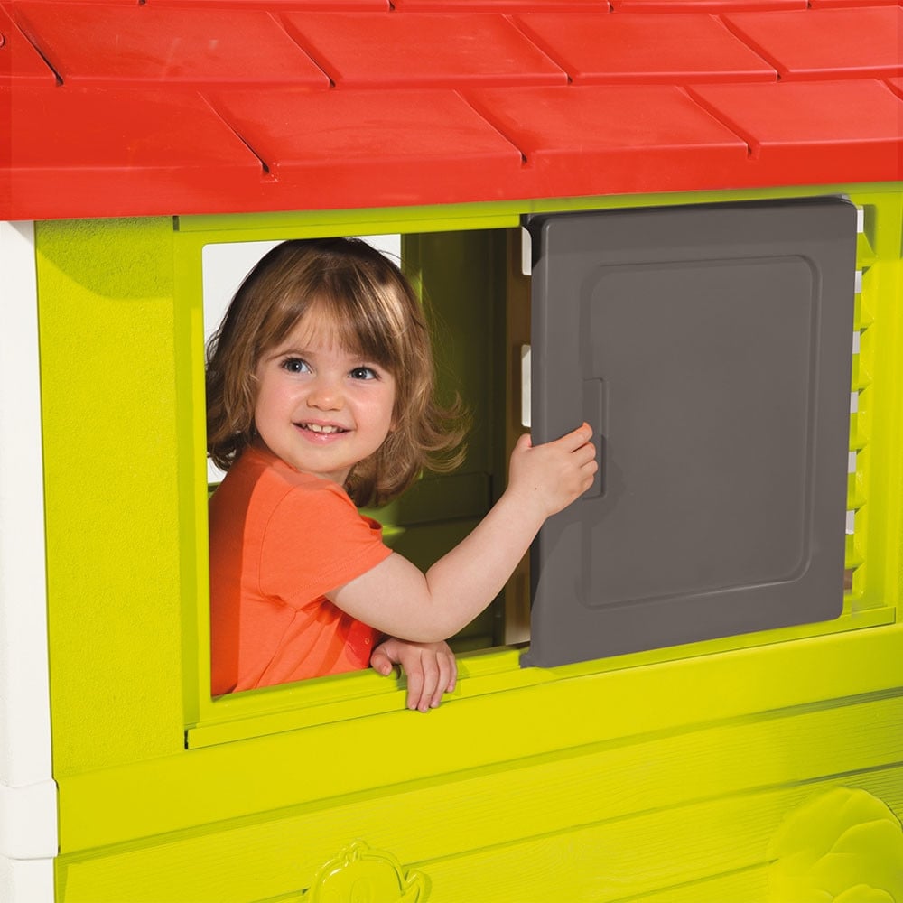 Casuta pentru copii Smoby Nature Playhouse - 2 | YEO