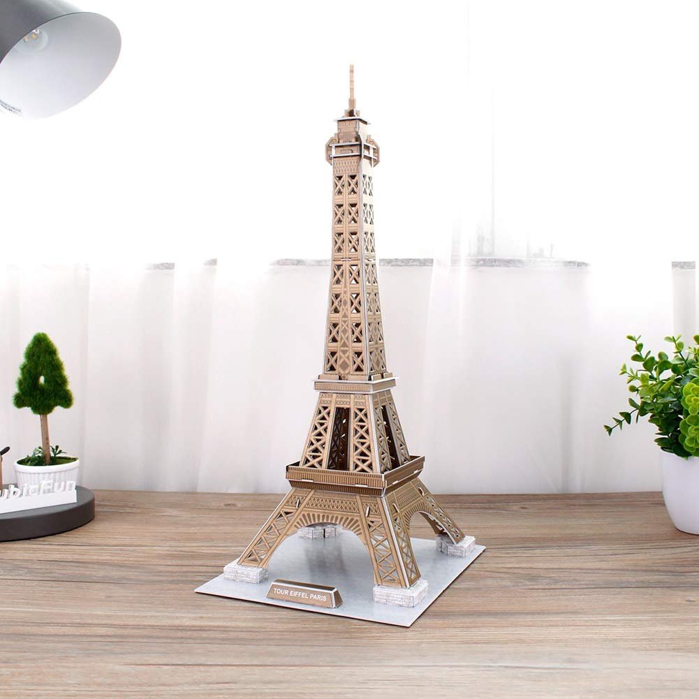 Cubic Fun - Puzzle 3D Turnul Eiffel (Nivel Mediu 39 Piese) - 3 | YEO