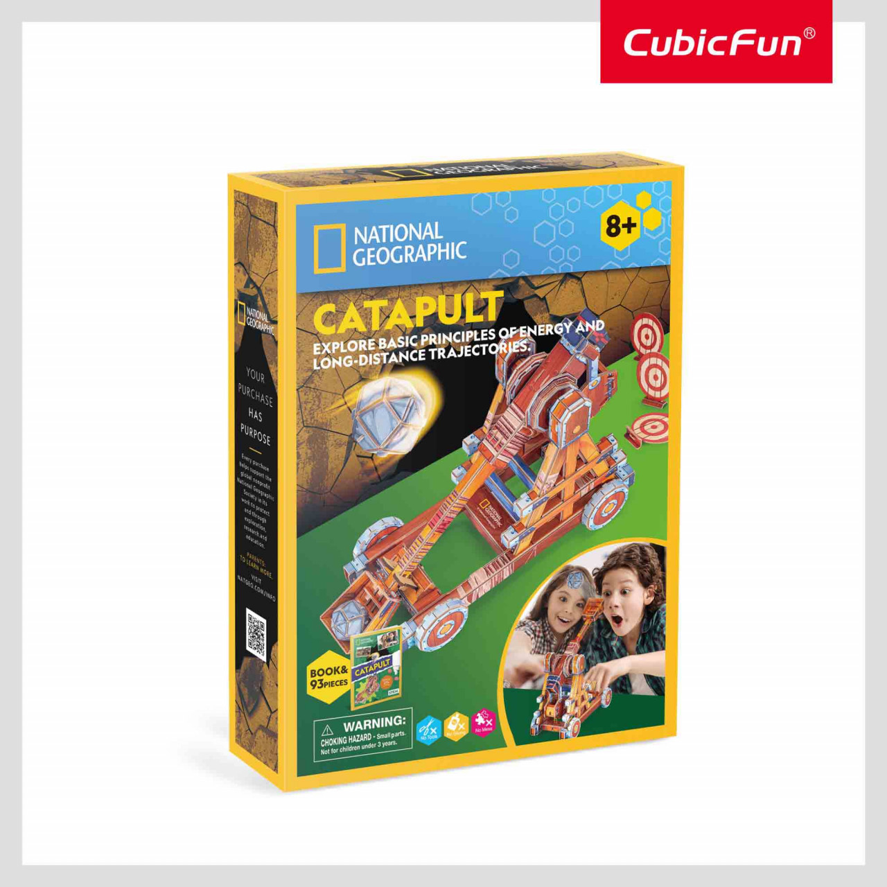 CUBICFUN - PUZZLE 3D CATAPULTA 84 PIESE CU BROSURA IN ROMANA - 3 | YEO