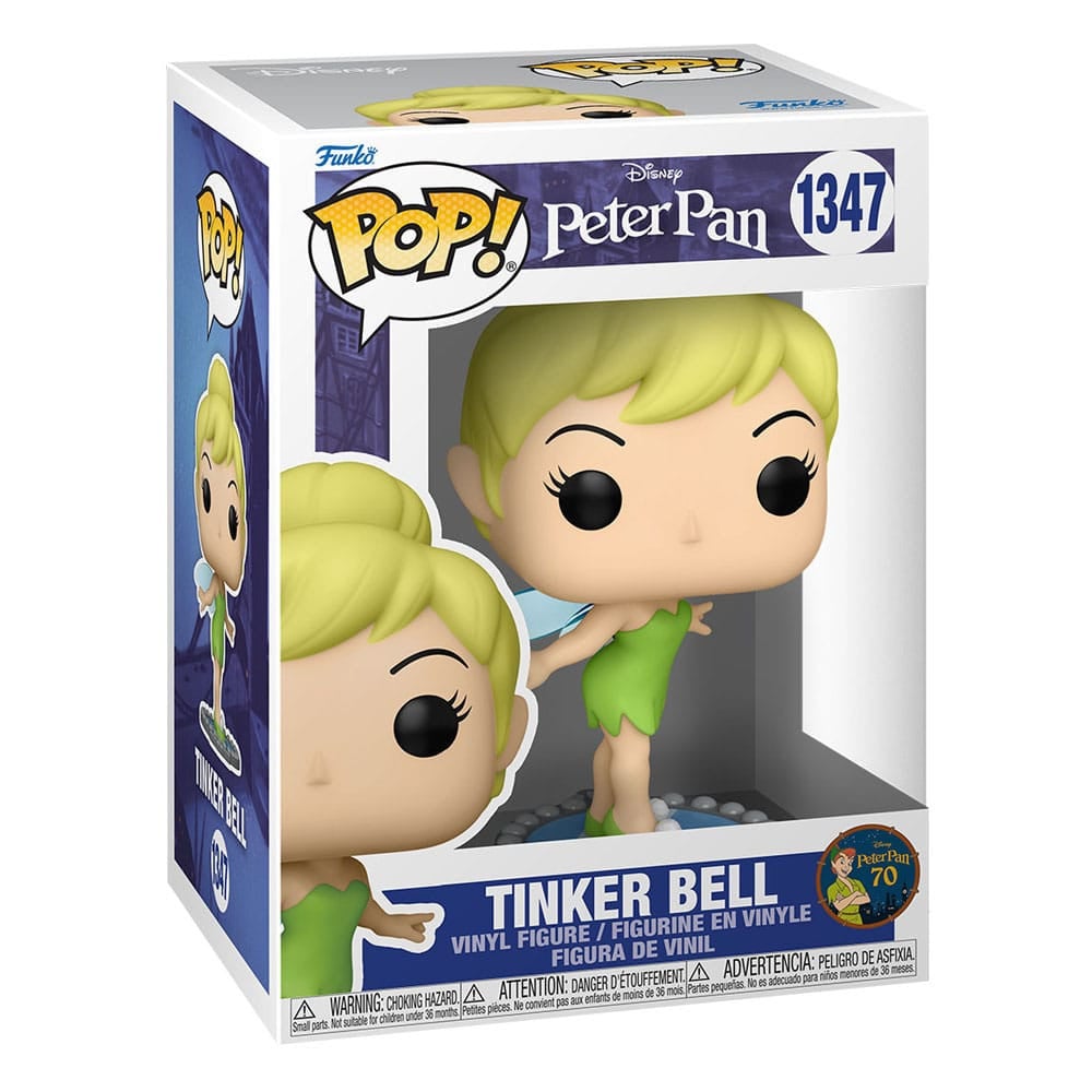 Figurina Funko POP! Disney Peter Pann 70th Anniversary, Tinker Bell (Clopotica) 9 cm - 2 | YEO