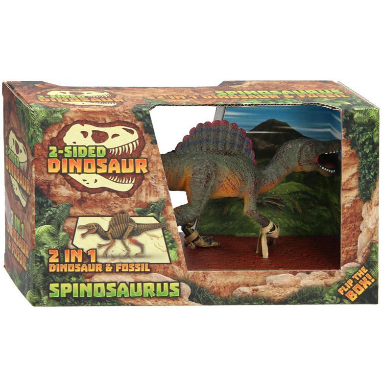 Figurina Spinosaurus 2 in 1 dinozaur si fosila