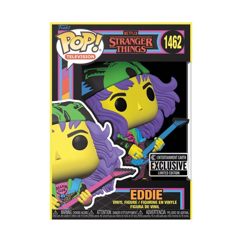 Funko POP TV: ST S4- Hunter Eddie w/Guitar??(BLKLT)